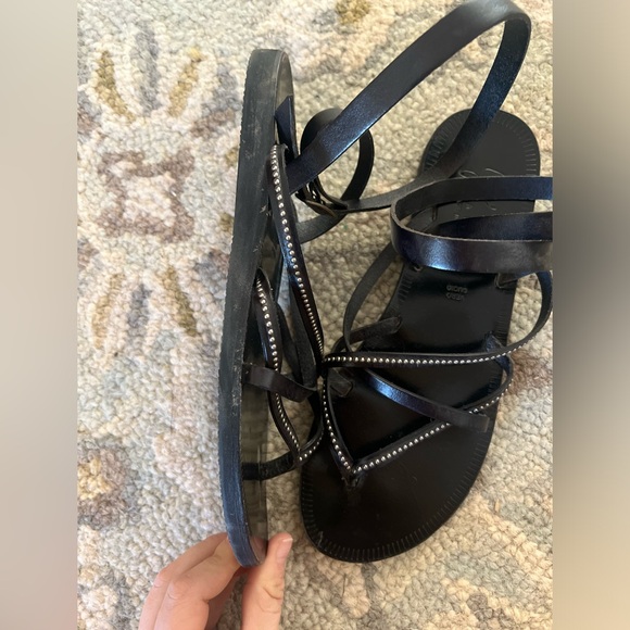 Joie Oda Black Sandals - Picture 6 of 7